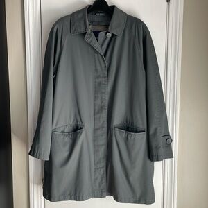 Vintage London Fog Limited Edition Gray Rain Jacket LG Reg